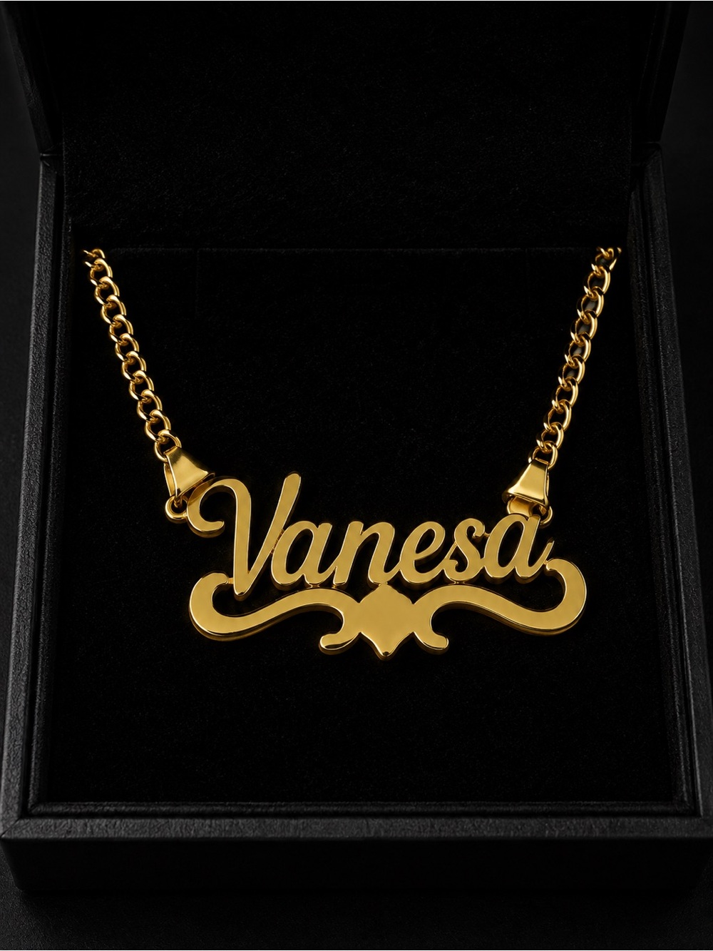 Personalized Gold Name Necklace "Vanesa" - Women Jewelry